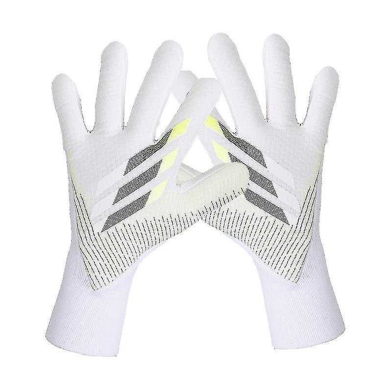 Serh Goalkeeper Gloves, Premium Quality Football Goal Keeper Gloves, Finger Protection For Youth(1pair, White)