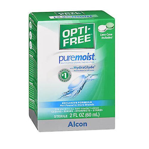 Opti-Free  Puremoist Multi-Purpose Disinfecting Solution, 2 Oz (Pack of 1)