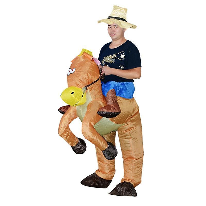 Biplut Horse Costume Exquisite Creative Vibrant Widely Used Soft Elastic Long Lasting Easy to Use Fancy Blo Brown