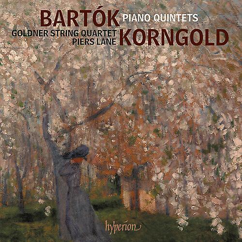 Hyperion Piers Lane & Goldner String Quartet - Bartok & Korngold: Piano Quintets [COMPACT DISCS] USA Import