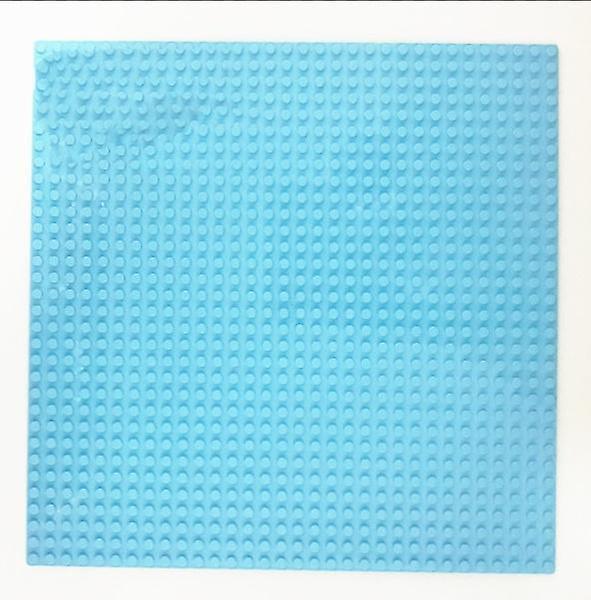 Slowmoose Plastic Blocks Base Plates - Juguetes Compatible City Classic 3232lightblue