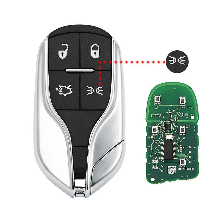 Redkid Smart Keyless Entry Remote Key 4 Button 433mhz Id46 Chip For Maserati Quattroporte President Ghibli Levant 2012-2015 M3n-7393490 2 Buttons