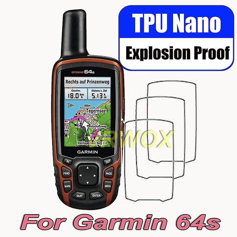 3Pack For Garmin GPSMAP 62 62s 62sc 63 63sc 63st 64 64st Worldwide Handheld GPS LCD Film Nano Explosion-proof Screen Protector  Screen Protectors