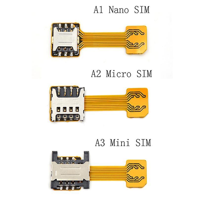 He Fei Mao Qiang Dian Zi Shang Wu You Xian Gong Si Hybrid Dual Micro Nano SIM Card Adapter Converter Extension SD Slot Android HFMQV A1