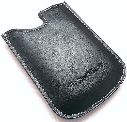 Official BlackBerry Leather Pocket Case Pouch - HDW-14090-002 (Bulk Packed) Black