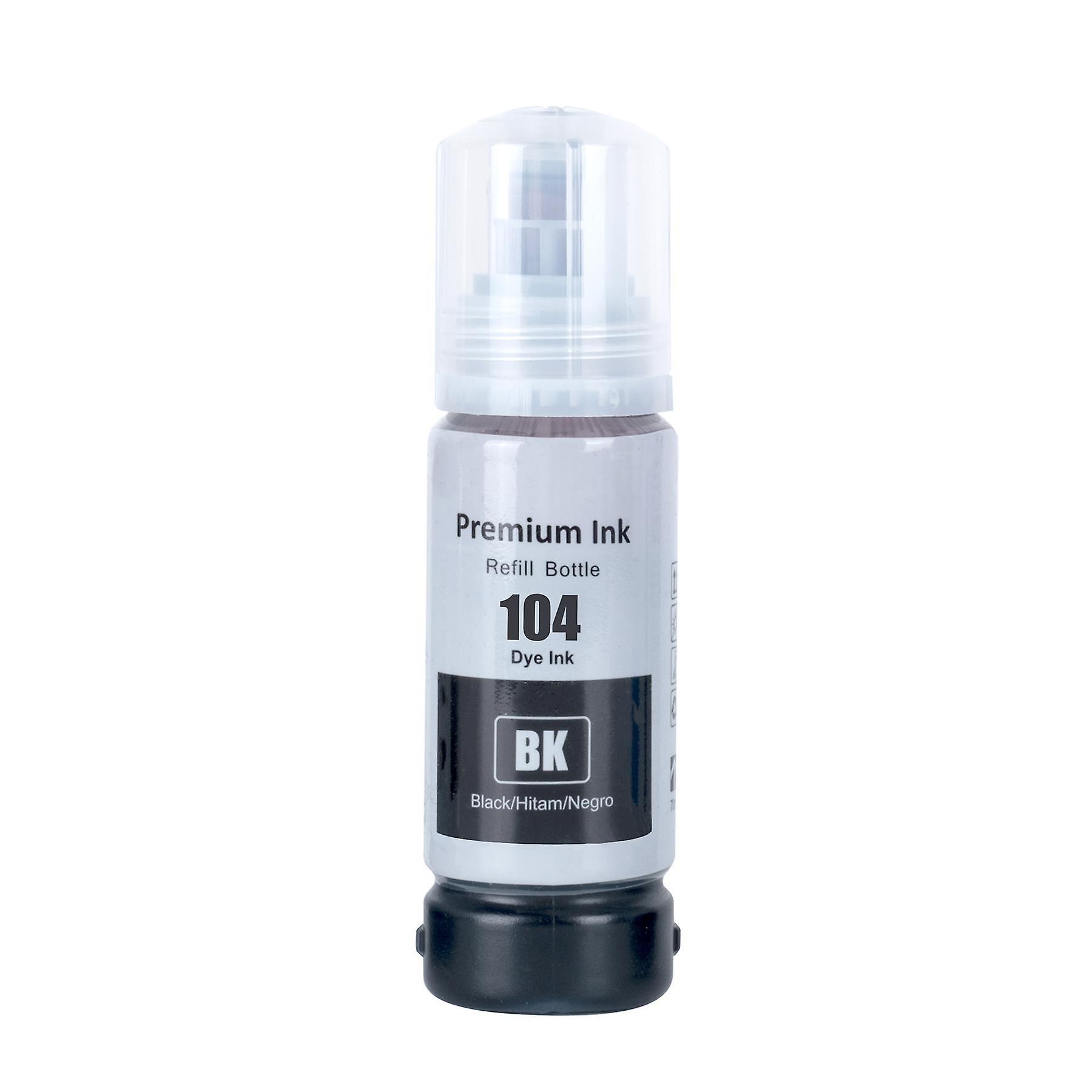 Black 70ml Ink Bottle to replace Epson 104 Compatible/non-OEM from Go Inks