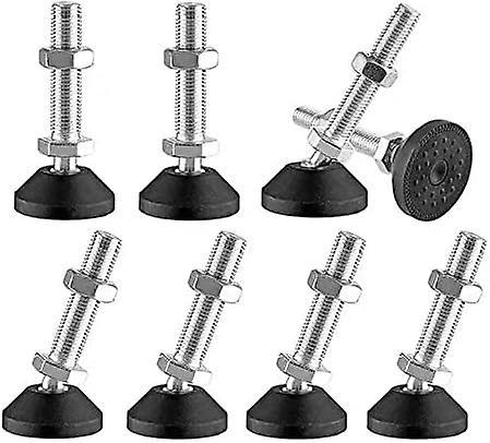 Xpba 8 X M8 X 40mm Adjusting Feet, M8 Adjusting Screws For Furniture Legs, Can Hold 400kg, Adjustable Feet, Adjusting Screws, Max Tilt 15 (8pcs - M...