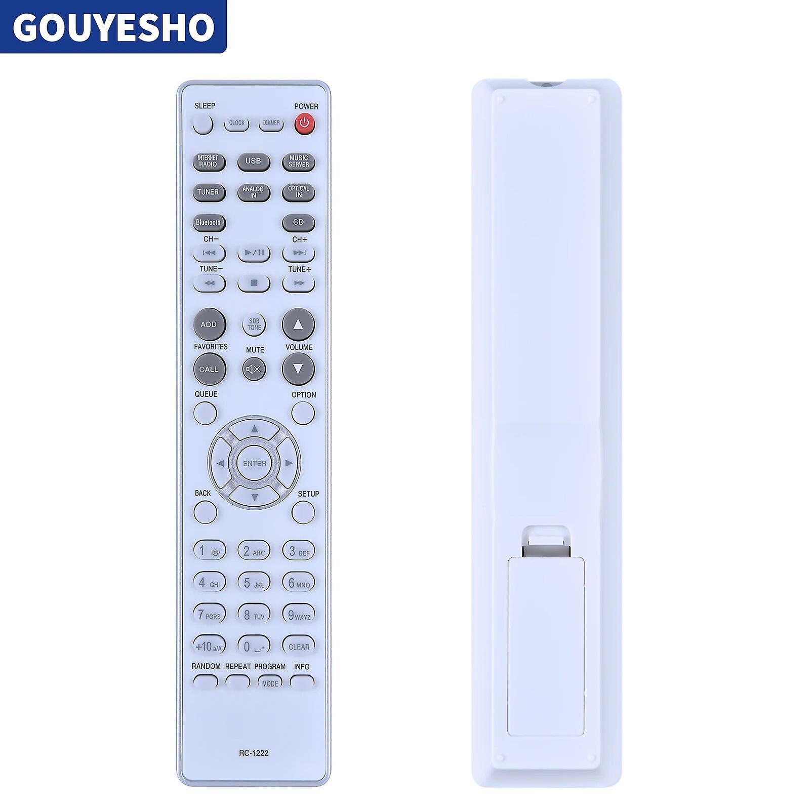 Scitoo New Remote Control For DENON CEOL RCD-N10 RC-1222 Hi-Fi All-in-One Network CD Receiver