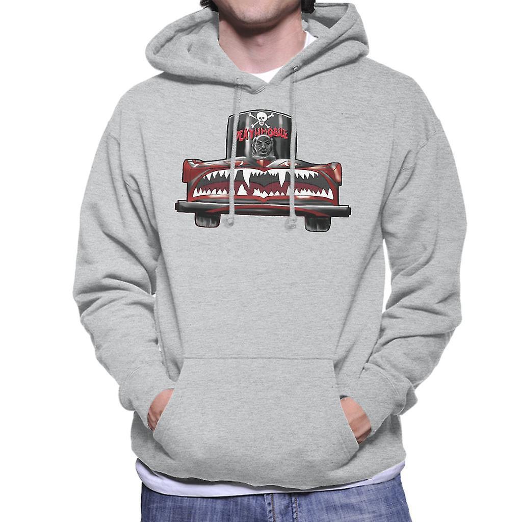 Animal House Deathmobile Men's Hooded Sweatshirt Heather Grey Large