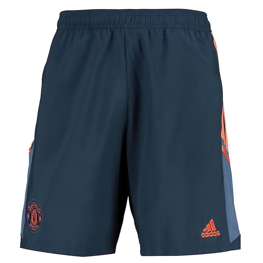 Adidas 2022-2023 Man Utd Training Shorts (Navy) Blue Large 36 inch Waist