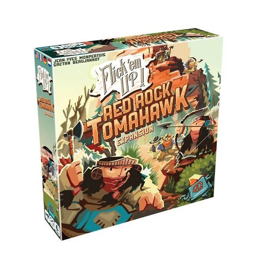 LatestBuy Flick 'Em Up Red Rock Tomahawk Expansion Fun With Family Classic Board Game