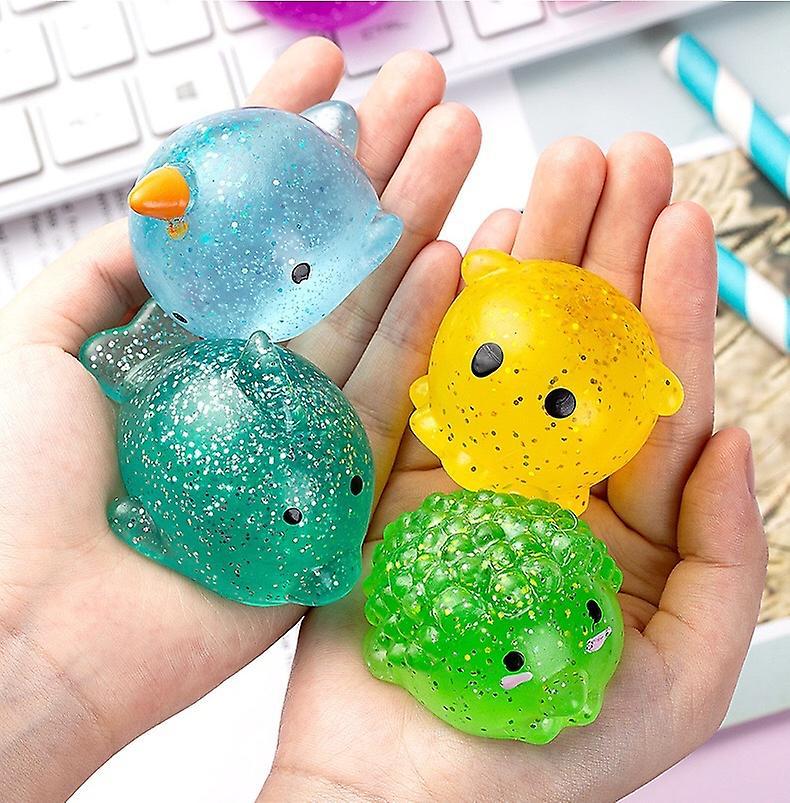 Sdctv Big Size Transparent Squishy Toys For Kids Mochi Squishies Kawaii Animals Stress Reliever Squeeze Toys For Child Birthday Gifts C