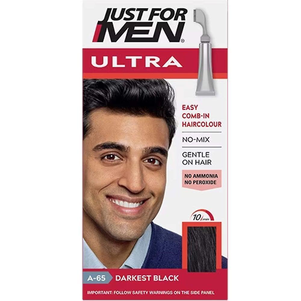 Just For Men Ultra AutoStop Hair Colour - A65 Darkest Black 30ml