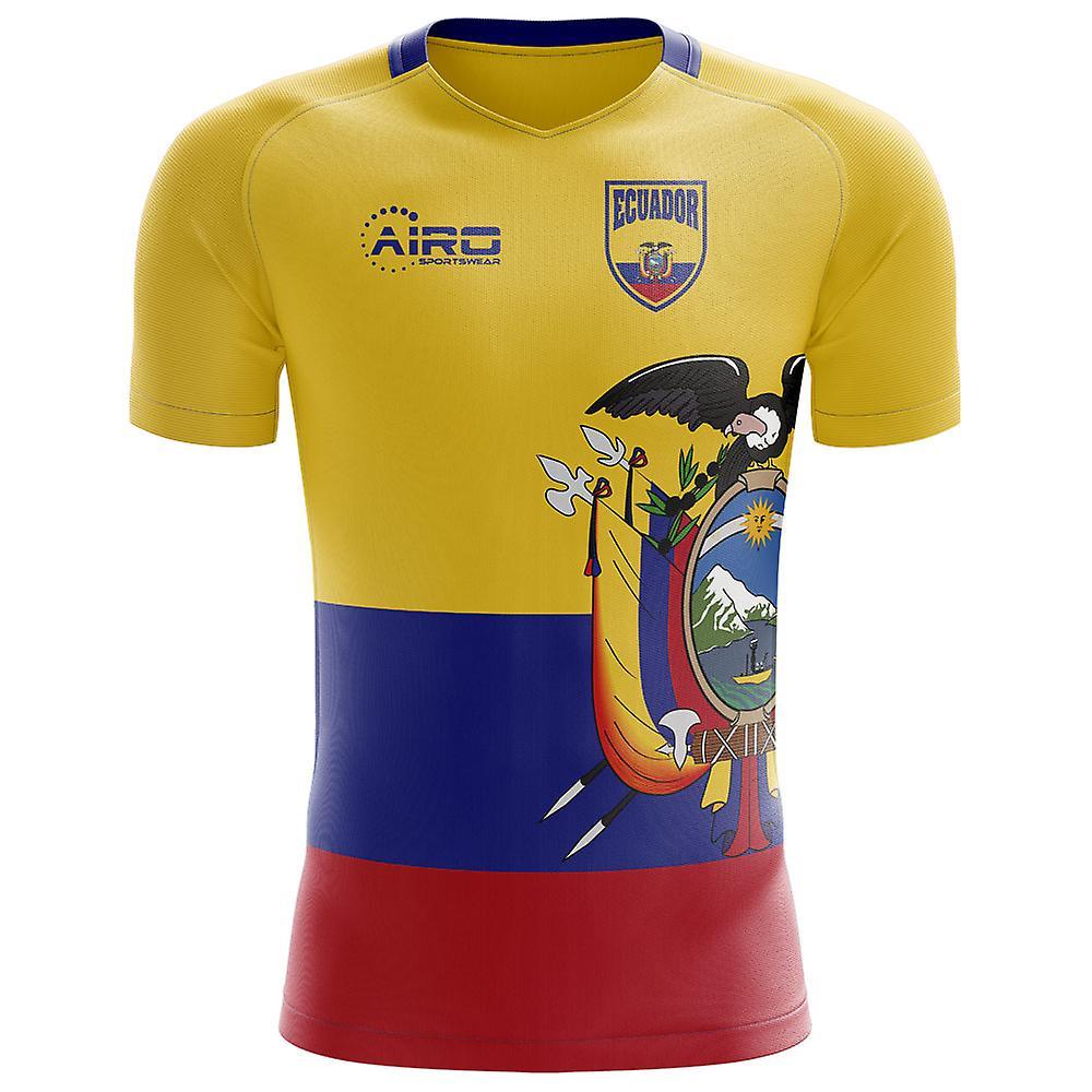 Airo Sportswear 2024-2025 Ecuador Home Concept Football Shirt Yellow XL