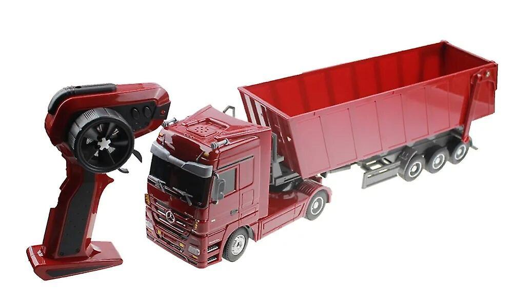 Cciyu 1/32 Rc Truck 1101c Rc Heavry Car Remote Control Tip Lorry Auto Lift Engineer Rc Container Dump Truck Vehicle Toys For Boys Kids Model 6