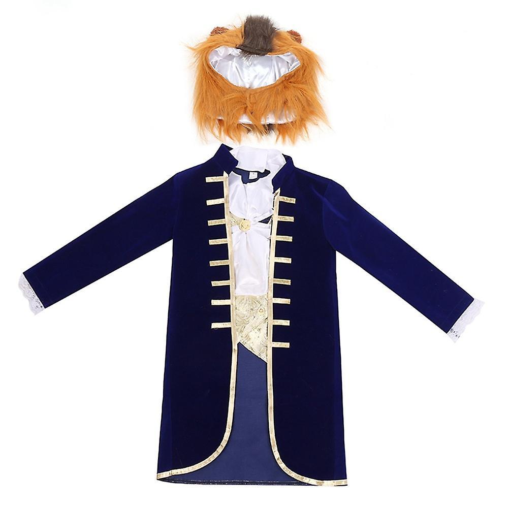 Sevenday Kids Boys The Beast Costume Beauty And The Beast Cosplay Costumes Set Halloween Fancy Dress Up Outfits 7-9Y