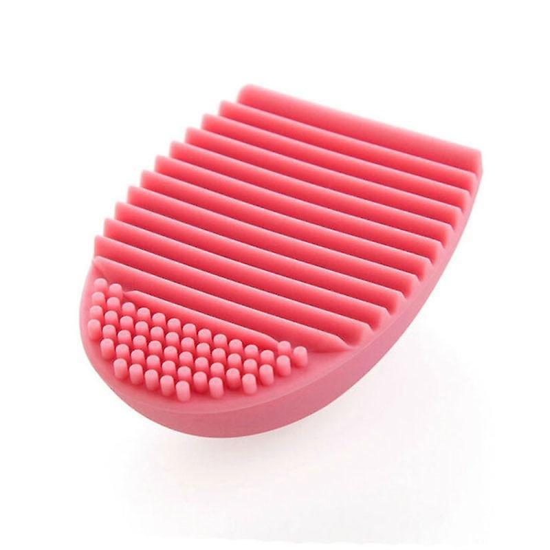 Slowmoose Personal Makeup Brush Finger Cleaner, Silicone Glove Cleaning Tool Pink