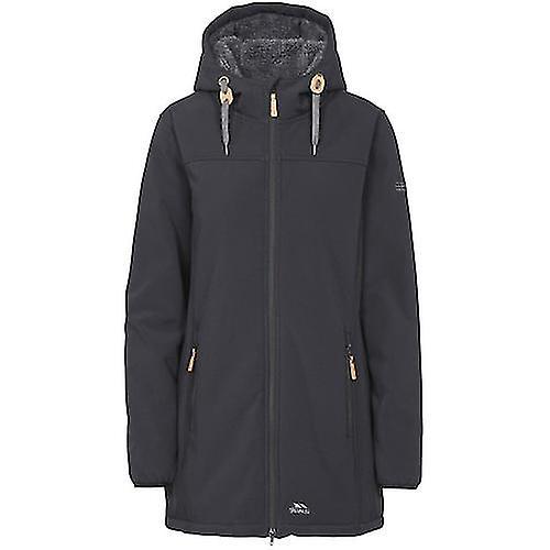 Trespass Womens/Ladies Kristen Longer Length Hooded Waterproof Jacket Black M