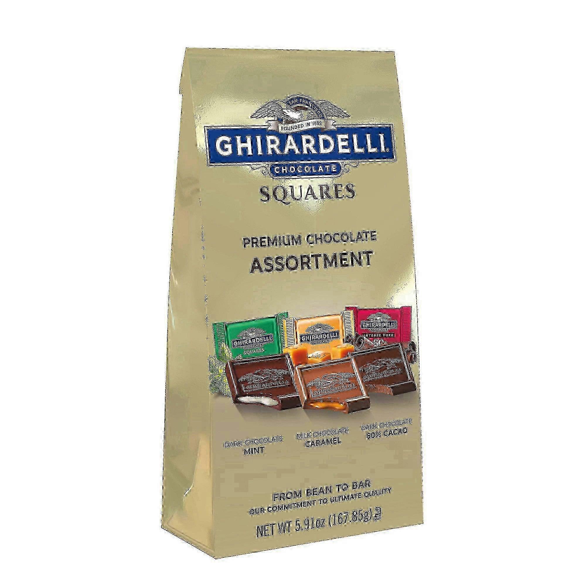 Ghirardelli Premium Assortment Chocolate Squares Bag, 5.91 Oz