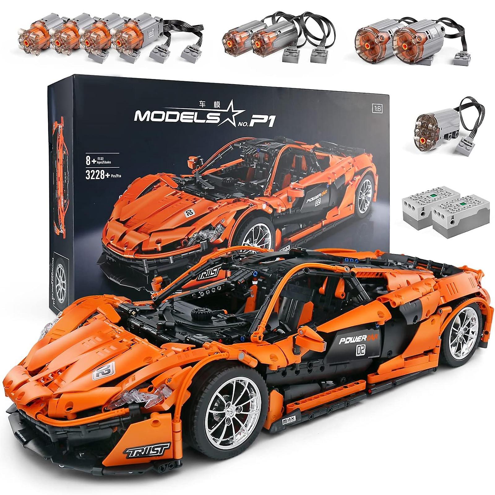 Lanxri Mould King Technic Mclaren P1, Race Car Model Building Kit, 1:8 Scale Advanced Collectible Set Adults & Teens, Ultimate Cars Concept Series,...