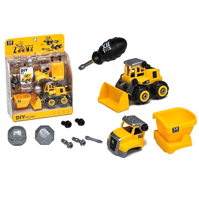 Slowmoose Engineering Car Assembly And Truck Excavator Bulldozer 677-108