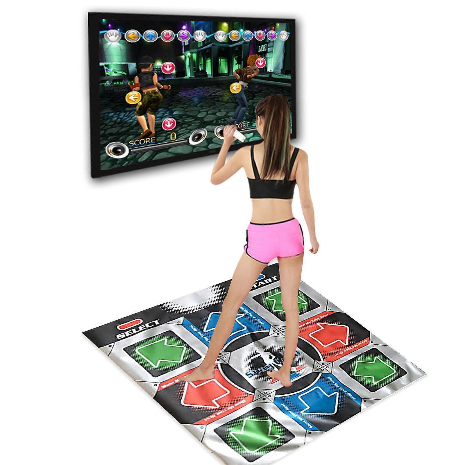 Flye Single User Dance Mats Non-Slip Dancers Step Pads Sense Game English for PC 242199 A