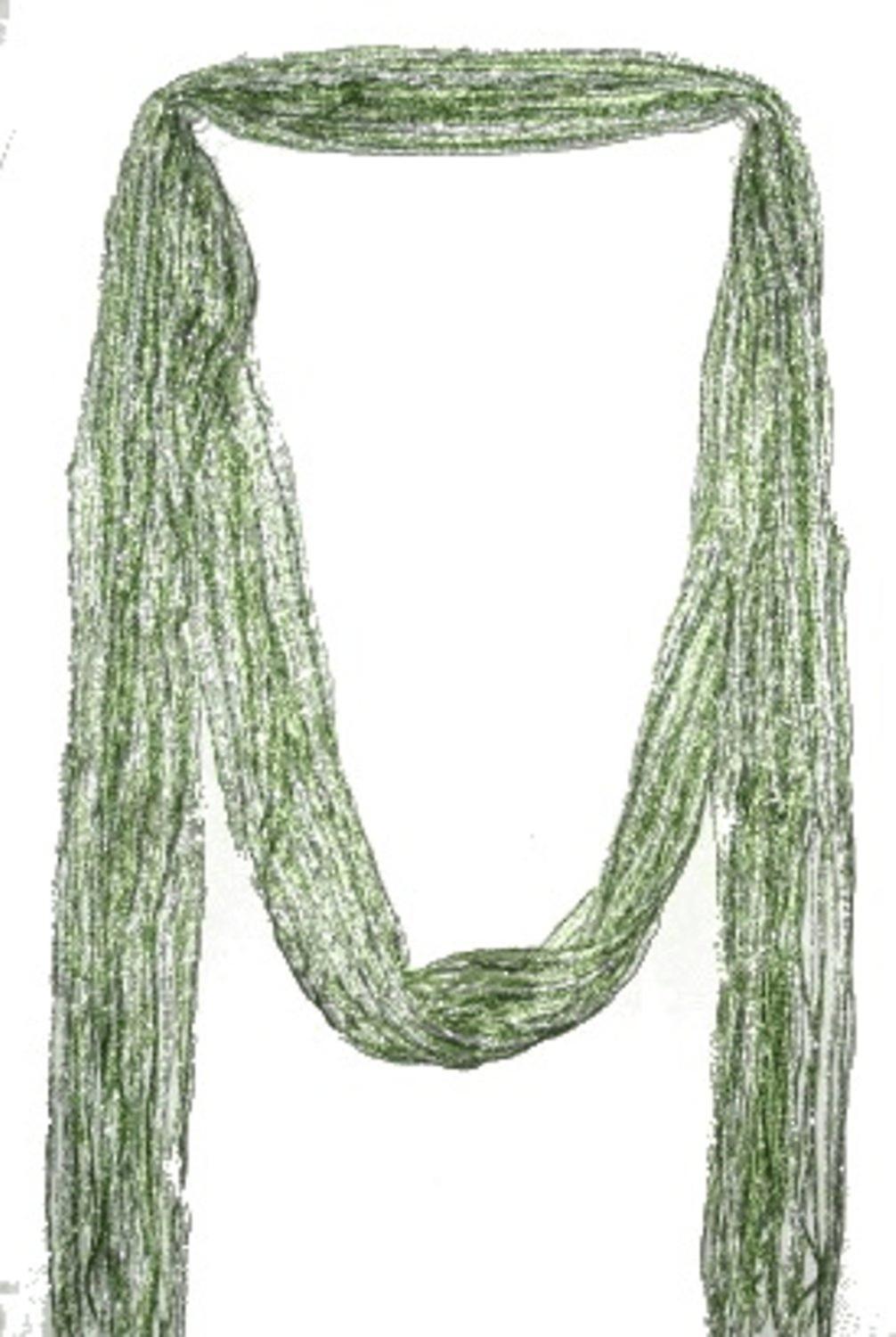 Hiprock SUMMER SCARF Striped -Green and white