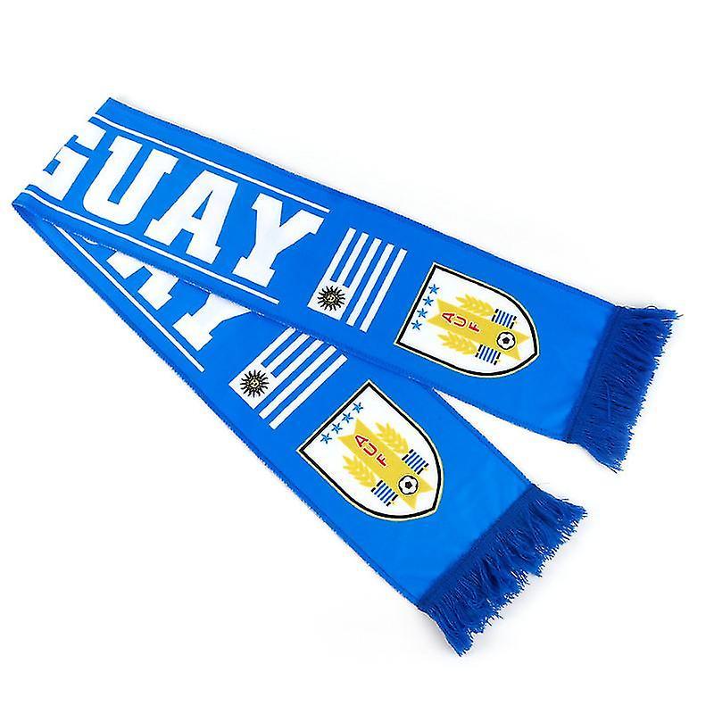 Snngv 2022 Qatar World Cup Uruguay National Team Soccer Cheering Scarf Jewelry