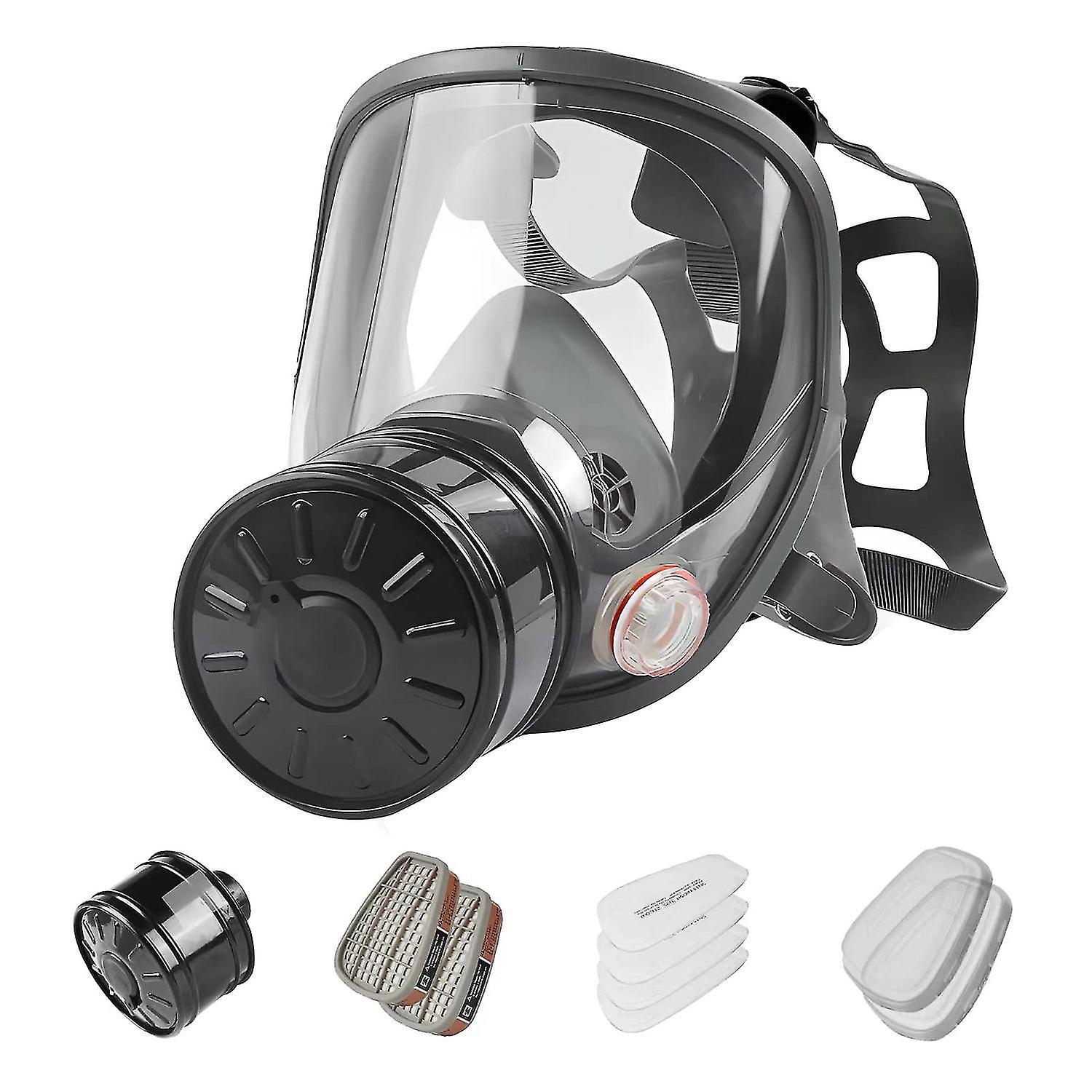 Tigernu Full Face Mask, Mask Nuclear And , With 40mm Activated Carbon Filter, Reusable