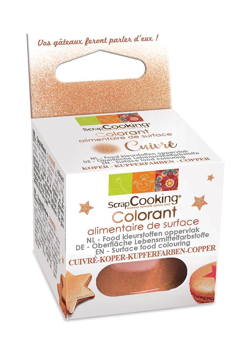 ScrapCooking Surface Food colouring powder 5 g - Copper