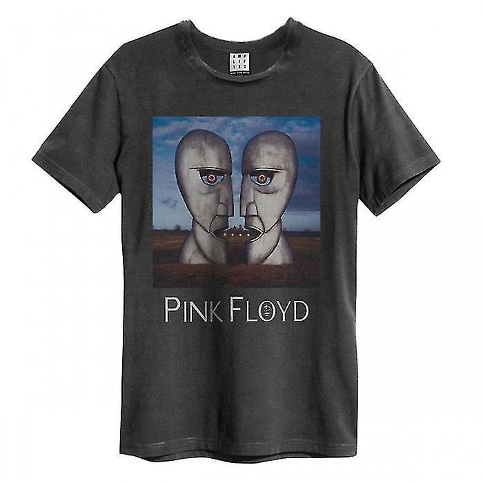 Amplified Unisex Adult The Division Bell Pink Floyd T-Shirt Charcoal M