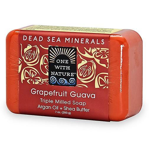 One With Nature Dead Sea Spa Grapefruit Guava Mineral Soap