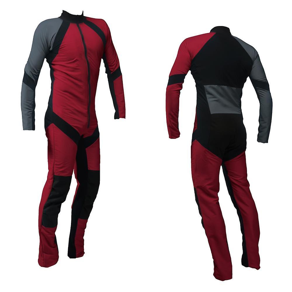 Freely skydiving suit | paprika-charcoal se-09 | skyexsuits Red Xxxl / men