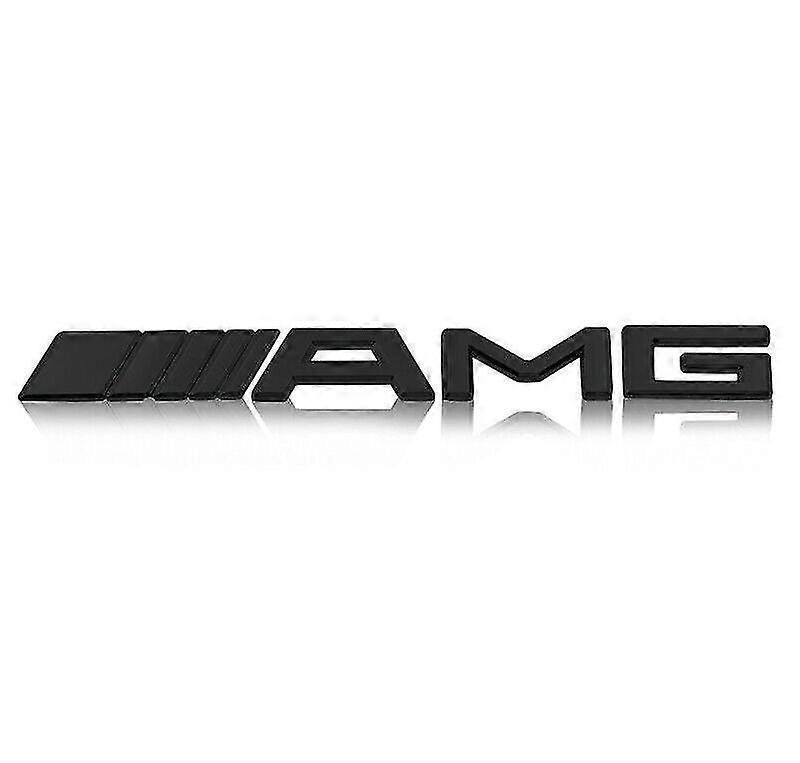 Sichuan Chuanqia Trading Matte black new 3d amg boot trunk emblem badge stick on for all mercedes amgs