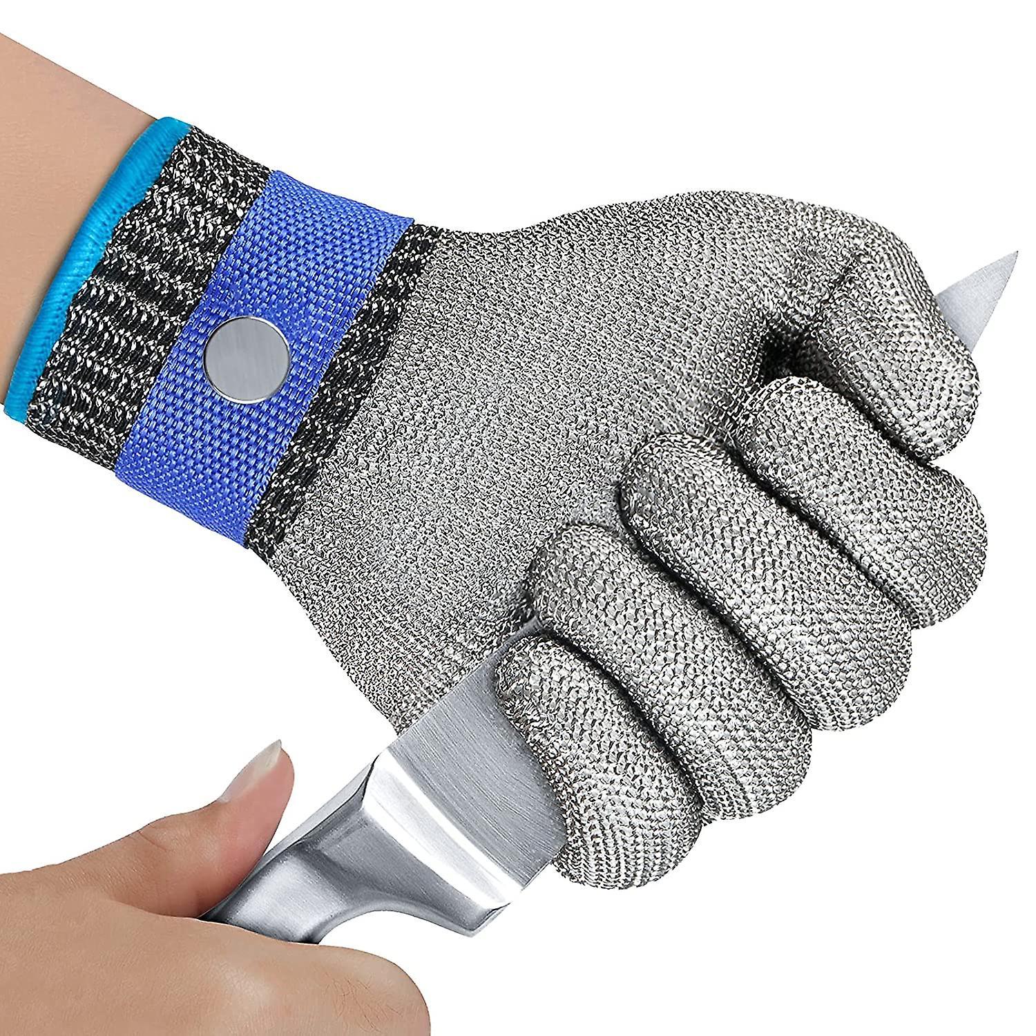 Shindat Anti-cut Gloves, Work Kitchen Protection Glove For Fish Filleting, Meat Cutting, Mandolin, Oysters And Sculptingmx2