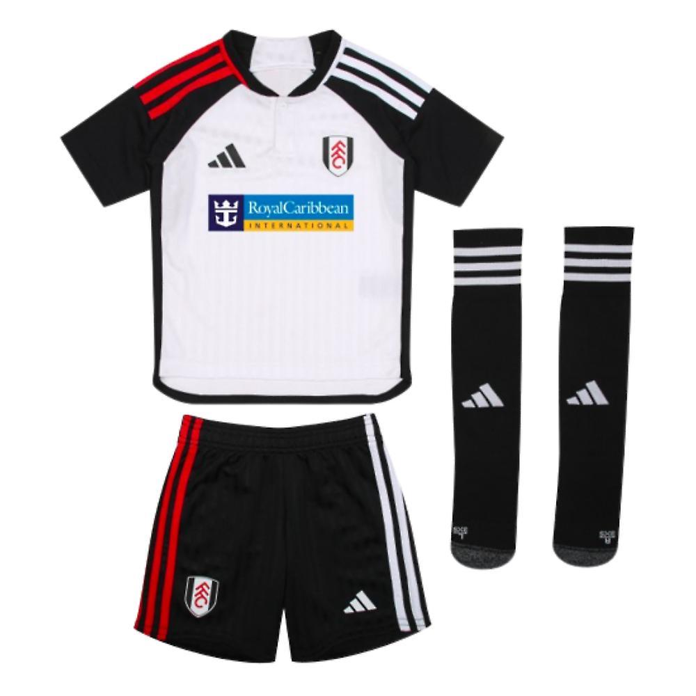 Adidas 2023-2024 Fulham Home Mini Kit White 4-5 Years