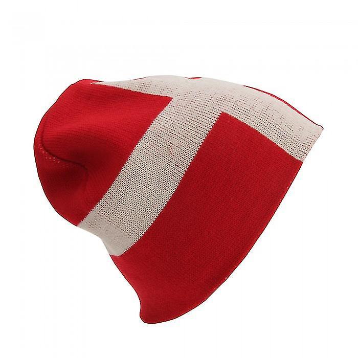 Denmark Flag Design Winter Beanie Hat