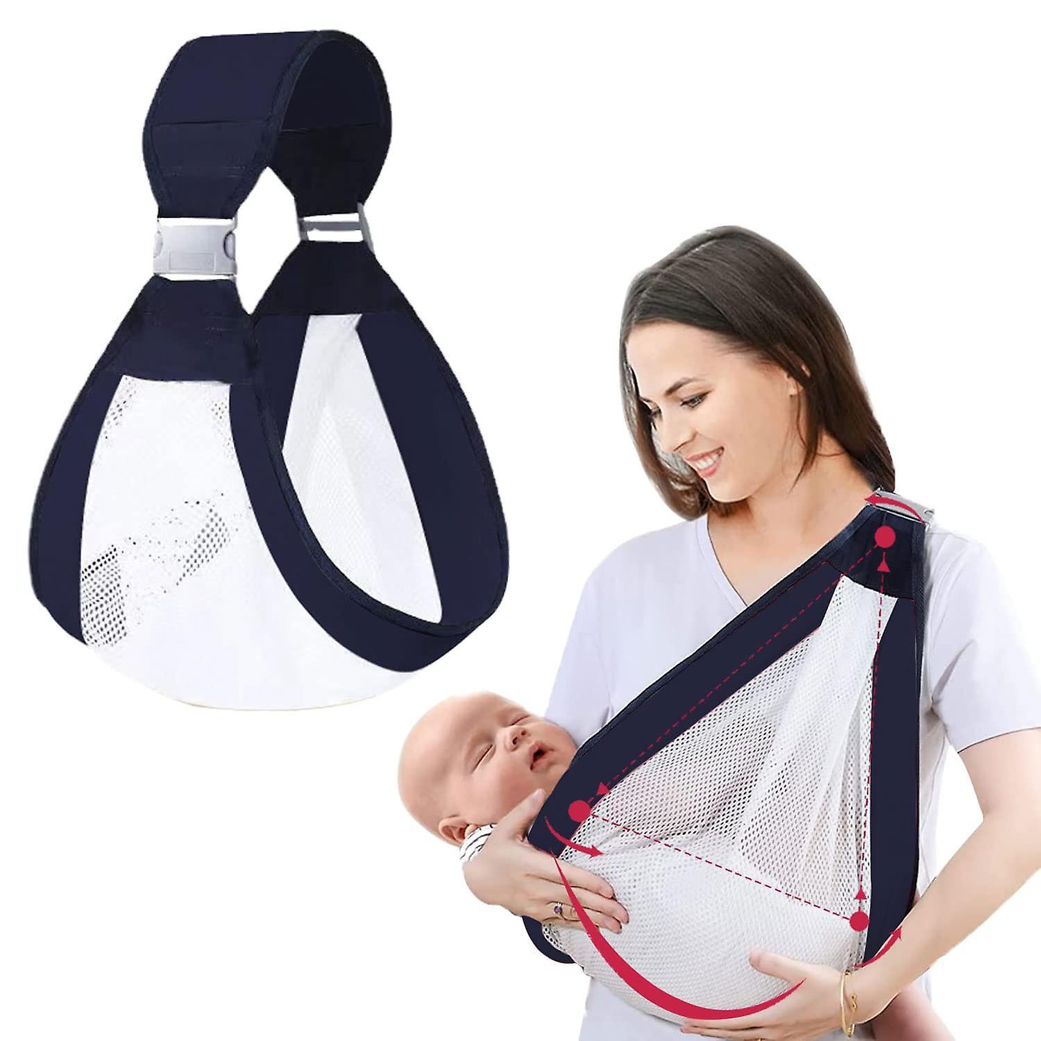 Fongwan Baby Sling Carrier Newborn To Toddler Up To 20kg, Lightweight Baby Carrier Sling, Adjustable Baby Wrap Hip Seat Carrier For Toddler Holder ...