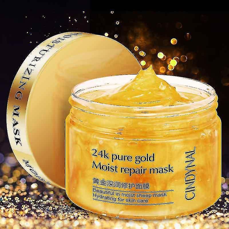 Yalo 120g 24k Gold Serum Cream Sleeping Mask Collagen Anti-wrinkle Face Cream Deep Moisturizing Serum Skin Care