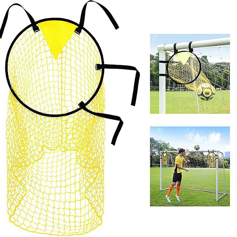 Gzdktjfd Soccer Training Shooting Net Equipment Football Training Target Net Practice Yellow 1 pc