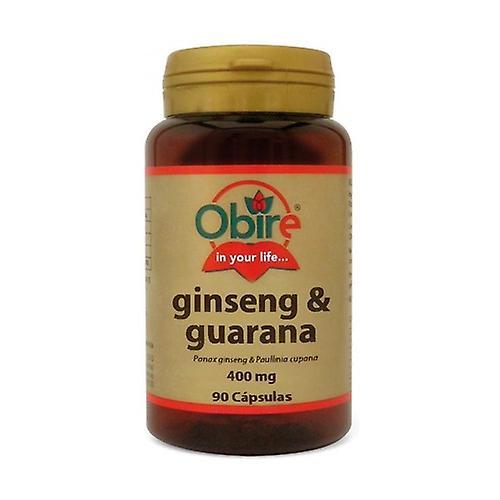 obire Ginseng and Guarana 90 capsules of 400mg