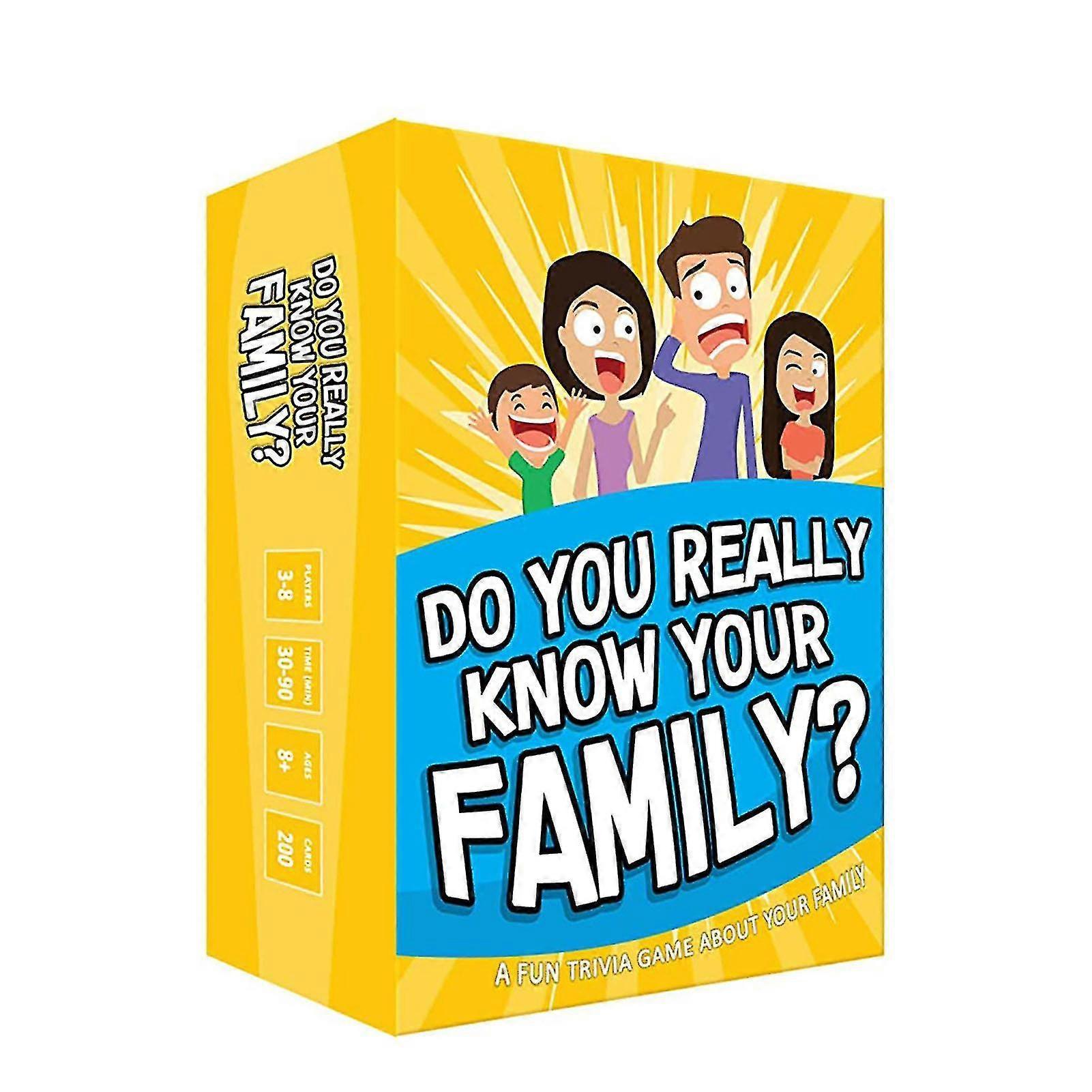 SML Do You Really Know Your Family Game Cards Interesting Interactive Game Cards For House