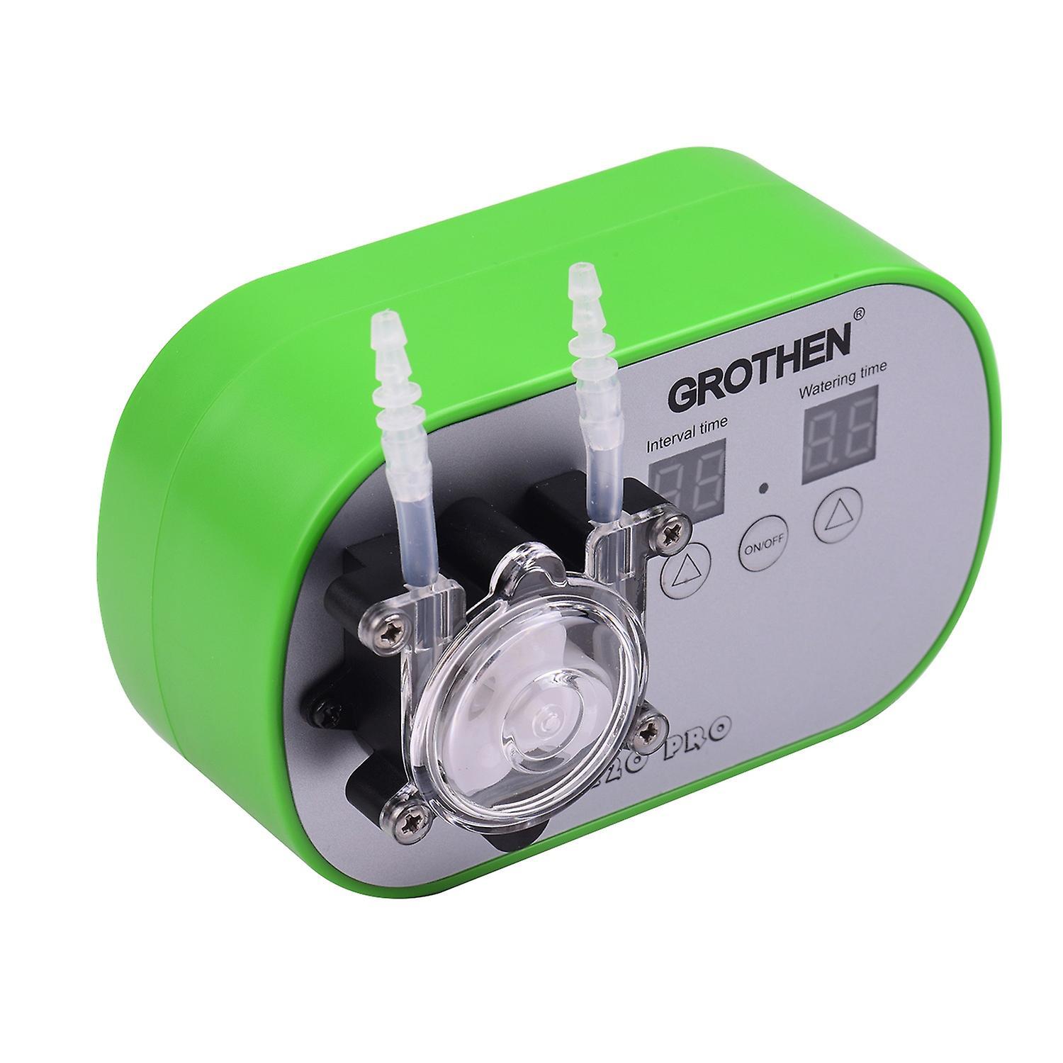 GROTHEN Timed Dosing Peristaltic Pump Metering Pump Smart Watering Device Amount Timing Control with