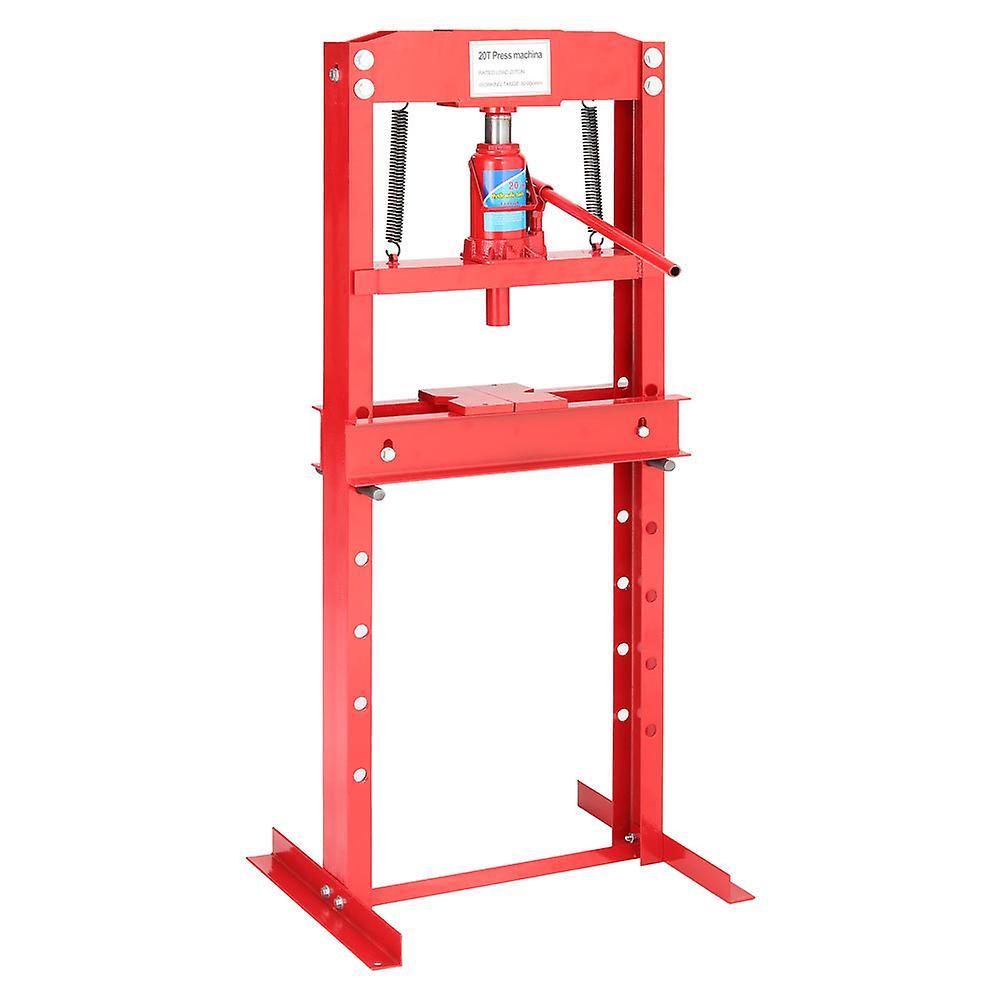 Living And Home 20 Ton Heavy Duty Hydraulic Press Workshop Garage Shop Standing Press Red