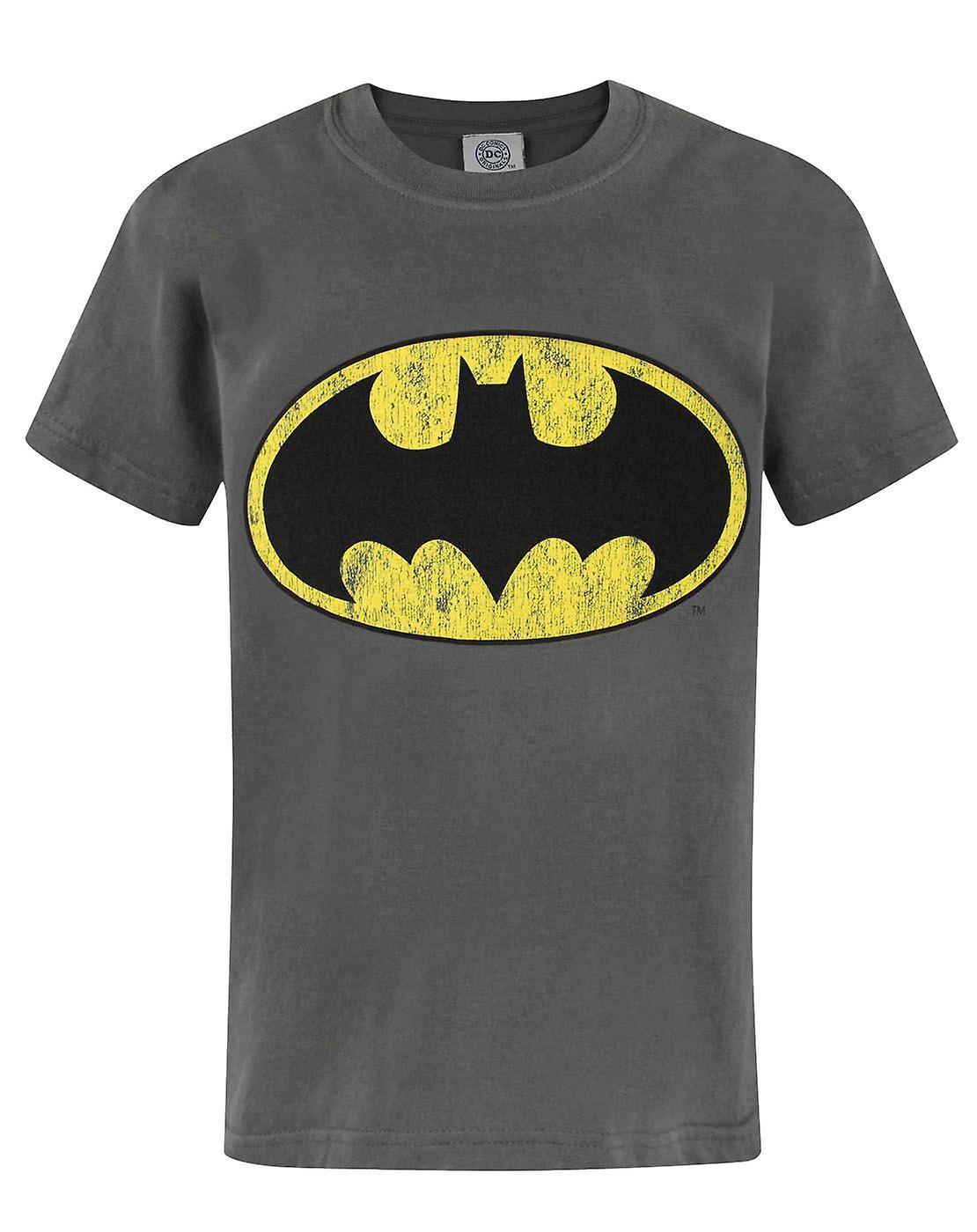 Star Wars DC Comics Boys Short Sleeved T-Shirt Grey Batman 12-13 Years