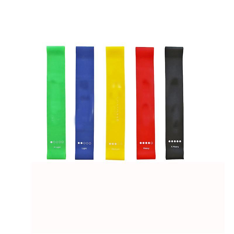 Hrhmv Fitness bands/loop bands/resistance bands, set of 5 fitness bands, exercise bands, training bands/exercise bands/fitness bands/training bands