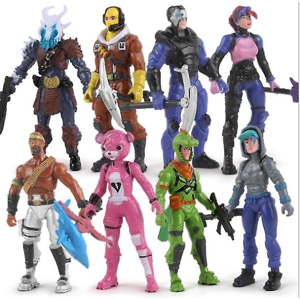 Lovvinjew 8pcs Fortnite Figures, 4.5 Figures, The Best Gift For Kids Multicolor