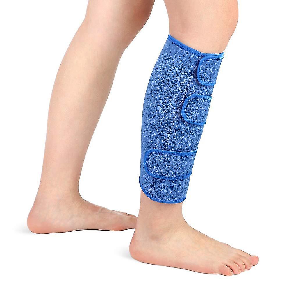 Pilk Calf Support Brace Shin Splints Compression Wrap Neoprene Calf Sleeves Adjustable Breathable Bandage