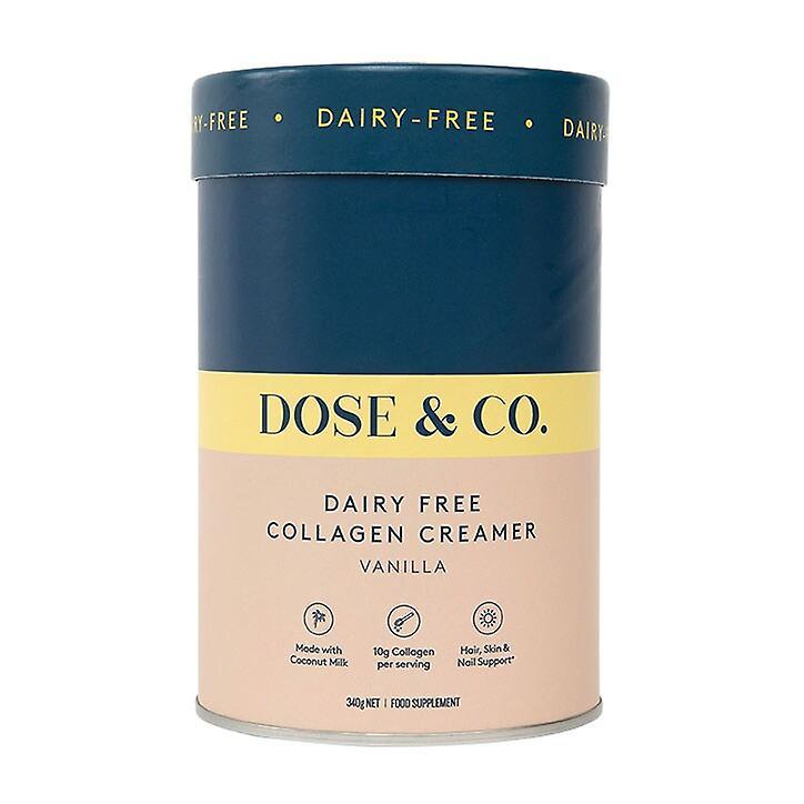 Dose & Co Dairy-Free Collagen Creamer Vanilla 340g