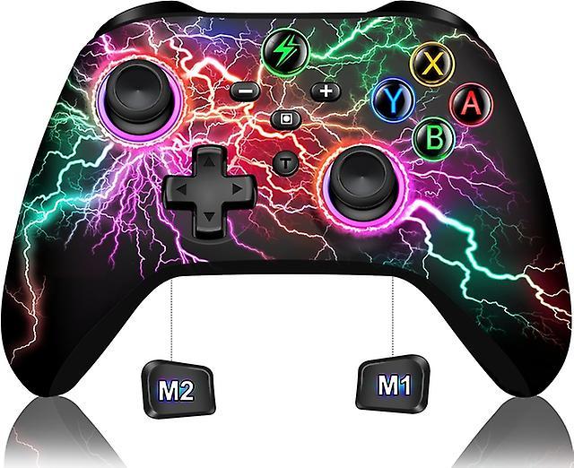 Game Controllers Wireless Gamepad For Mando Nintendo Switch/switch Lite/switch Oled Controller Manette Switch With Wake-up Programmable Turbo Q212-RGB